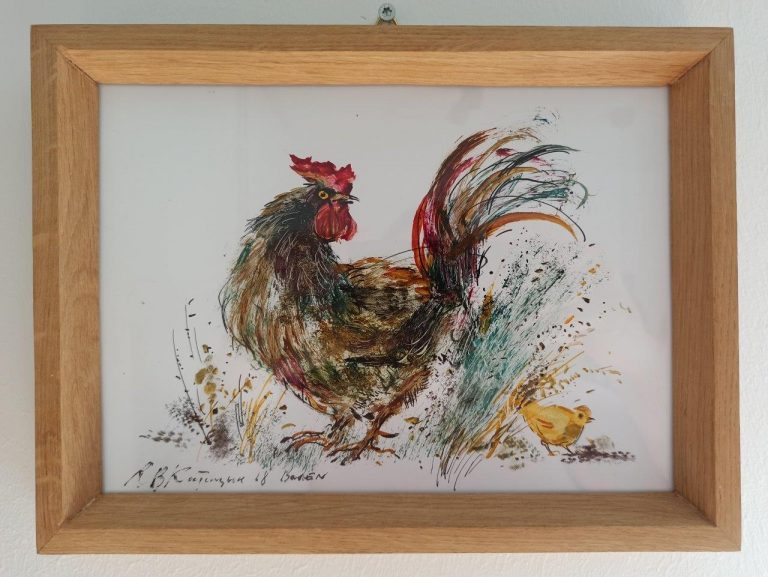 Bilderrahmen selber machen Holzleisten Eiche