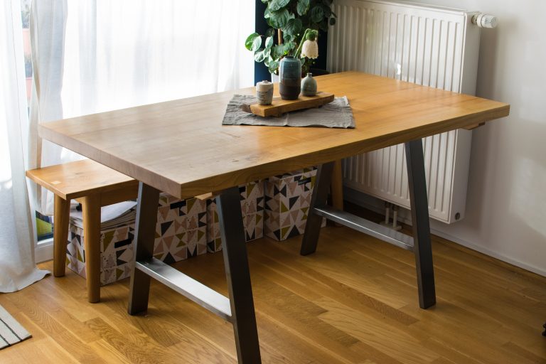 esstisch kirchsholz massivholz stahlfueße