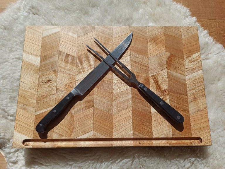 schneidbrett massivholz muster ahorn kirsche